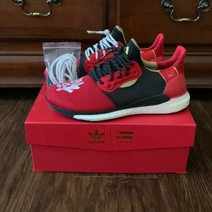 Mens Adidas Pharrell Solar HU Glide ST Chinese New Year size 9.5